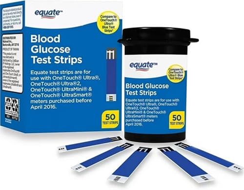 Blood Glucose Test Strips, 50 Count I691