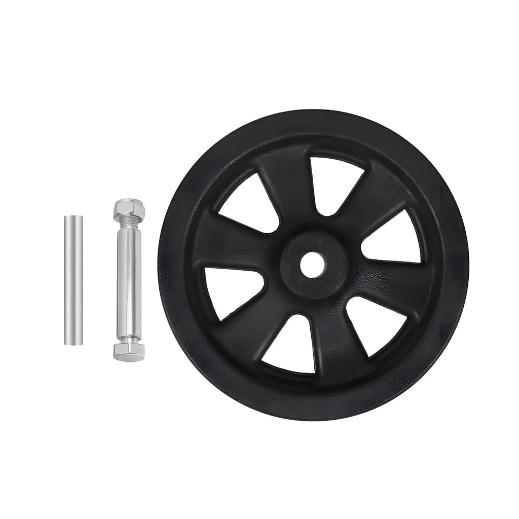 8 Inch Nylon Trailer Jack Caster Wheel with Bolt and Nut T179