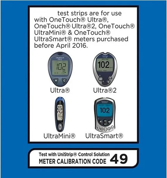 Blood Glucose Test Strips, 50 Count I691