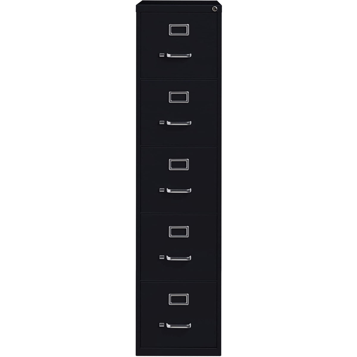 Black 5 Drawer Vertical File Cabinet N769