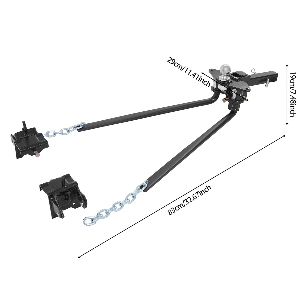 14000lbs Weight Distribution Hitch with Connection Bar K824131
