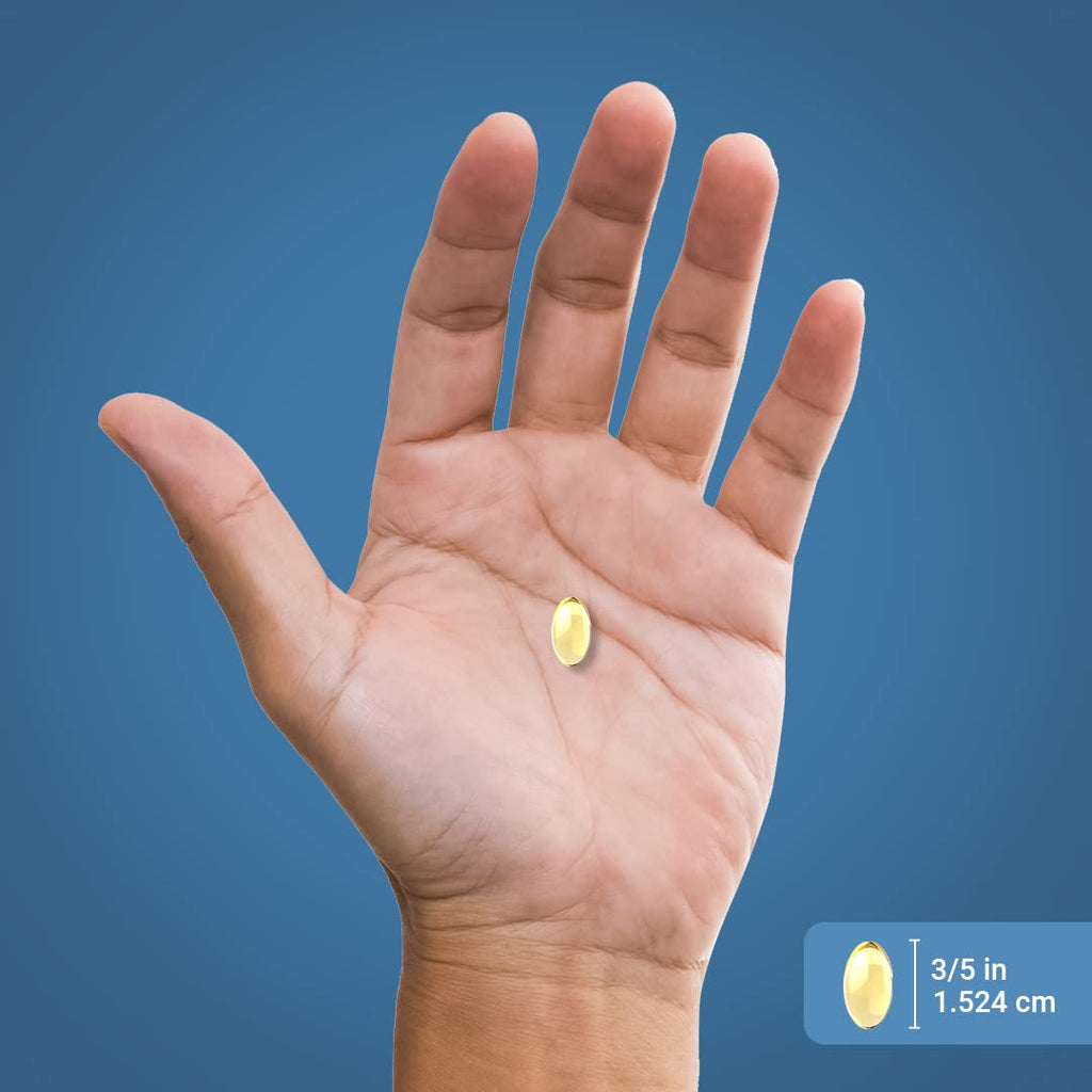 Fish Oil Omega 3 Supplement 1340 mg 200 Mini Softgels H147