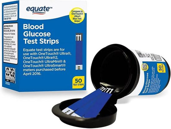 Blood Glucose Test Strips, 50 Count I691