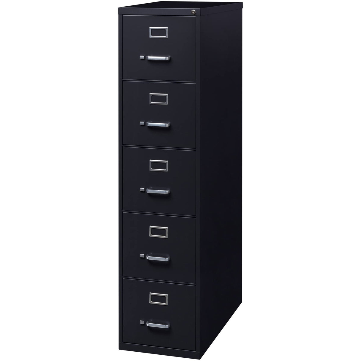 Black 5 Drawer Vertical File Cabinet N769