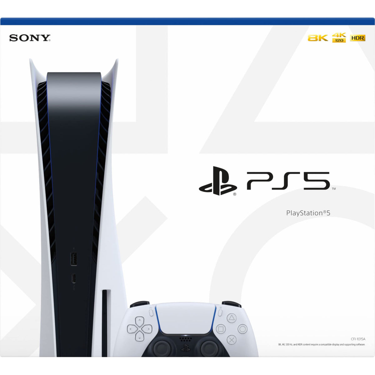 825GB Disc Edition Gaming Console with Wireless Controller E581032
