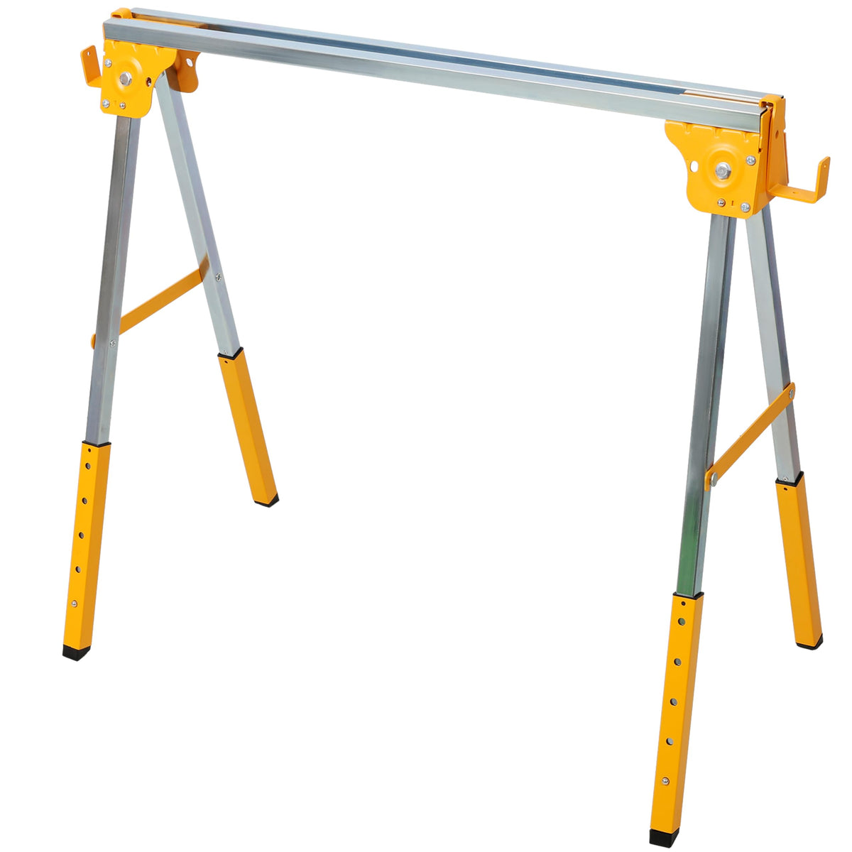 2 Pack Folding Adjustable Height Steel Saw Horses V113833