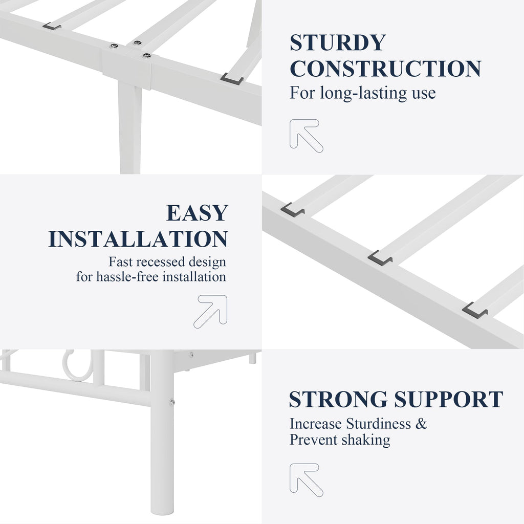 Metal Twin Platform Bed Frame N8223