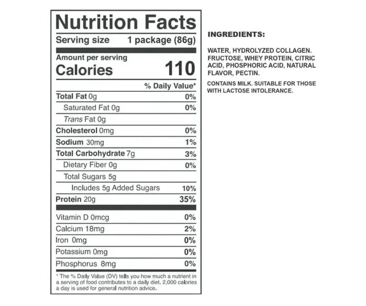 Protein Shot, 20g Protein, 12 Pk Q25278