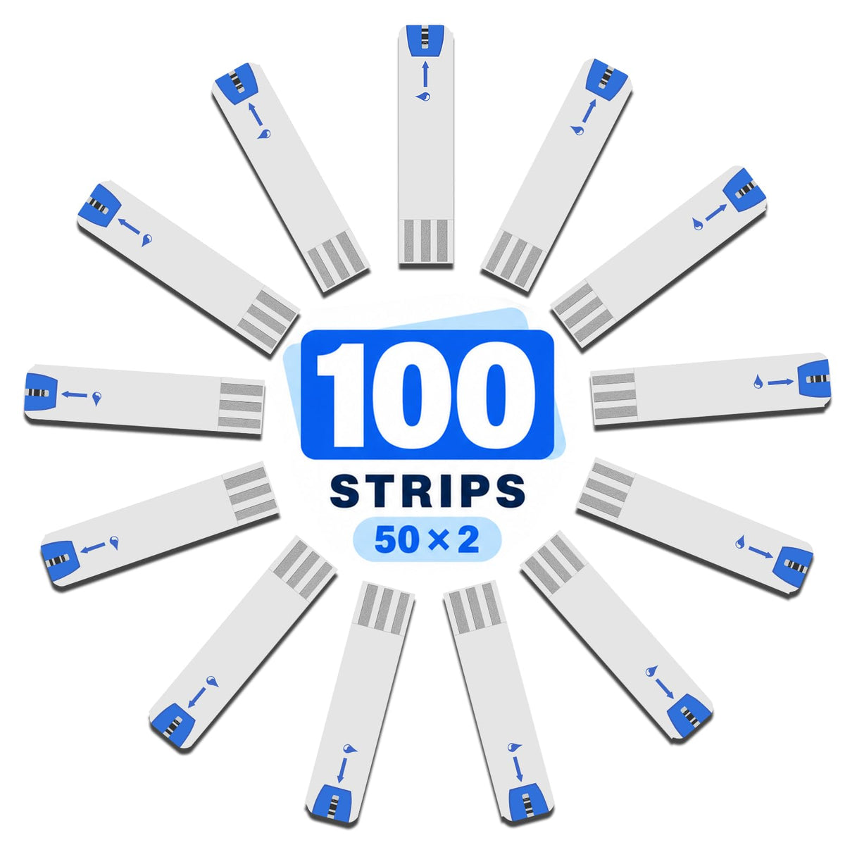 Glucose Test Strips 100 Count X40604