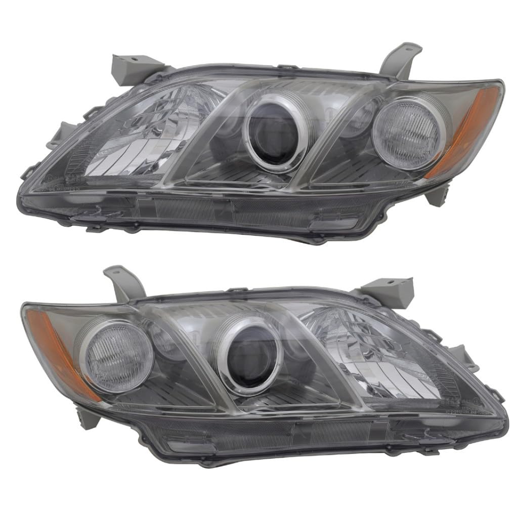 Toyota Camry 2007 2008 2009 Headlight Driver and Passenger Side Pair V68331