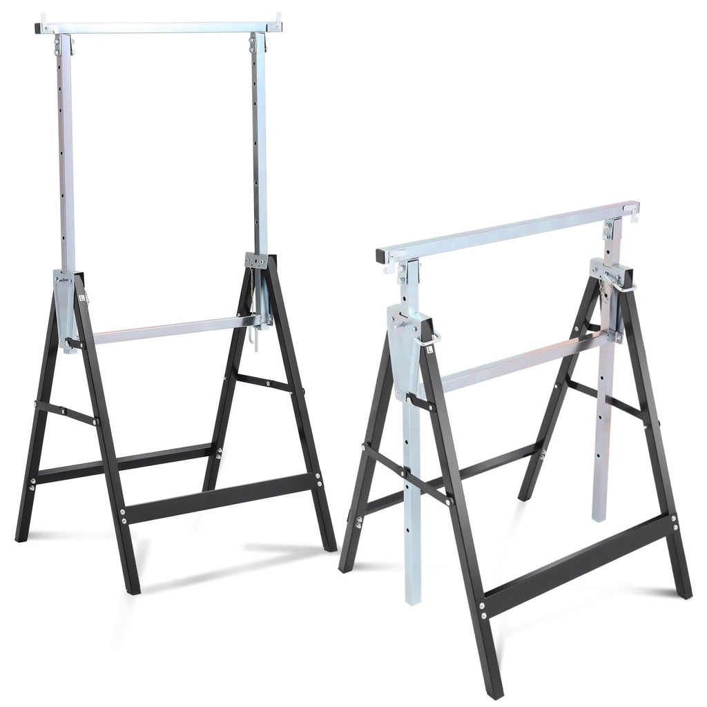 2-Pack 7-Level Adjustable Folding Sawhorse E92816