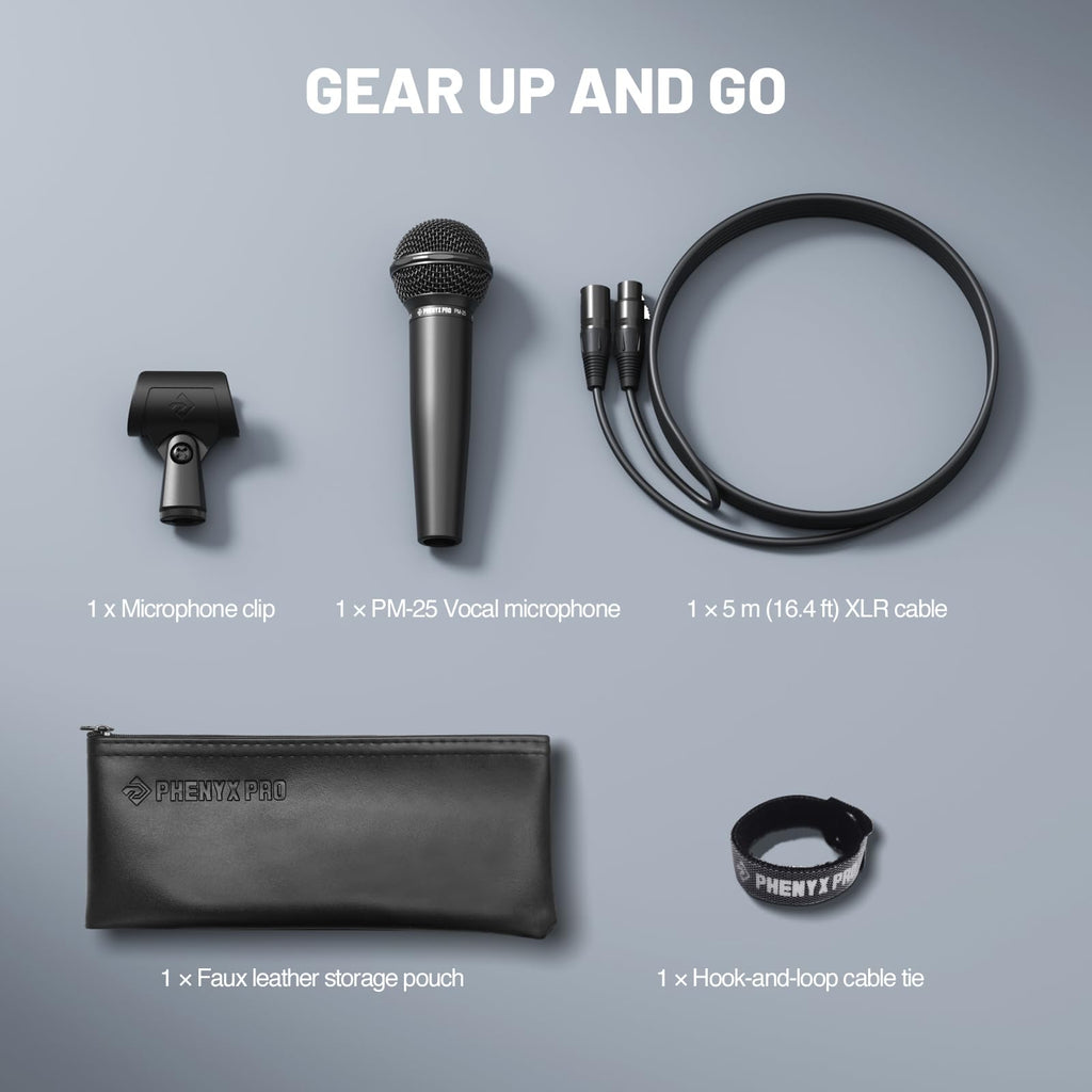 Cardioid Dynamic Wired XLR Microphone F40935
