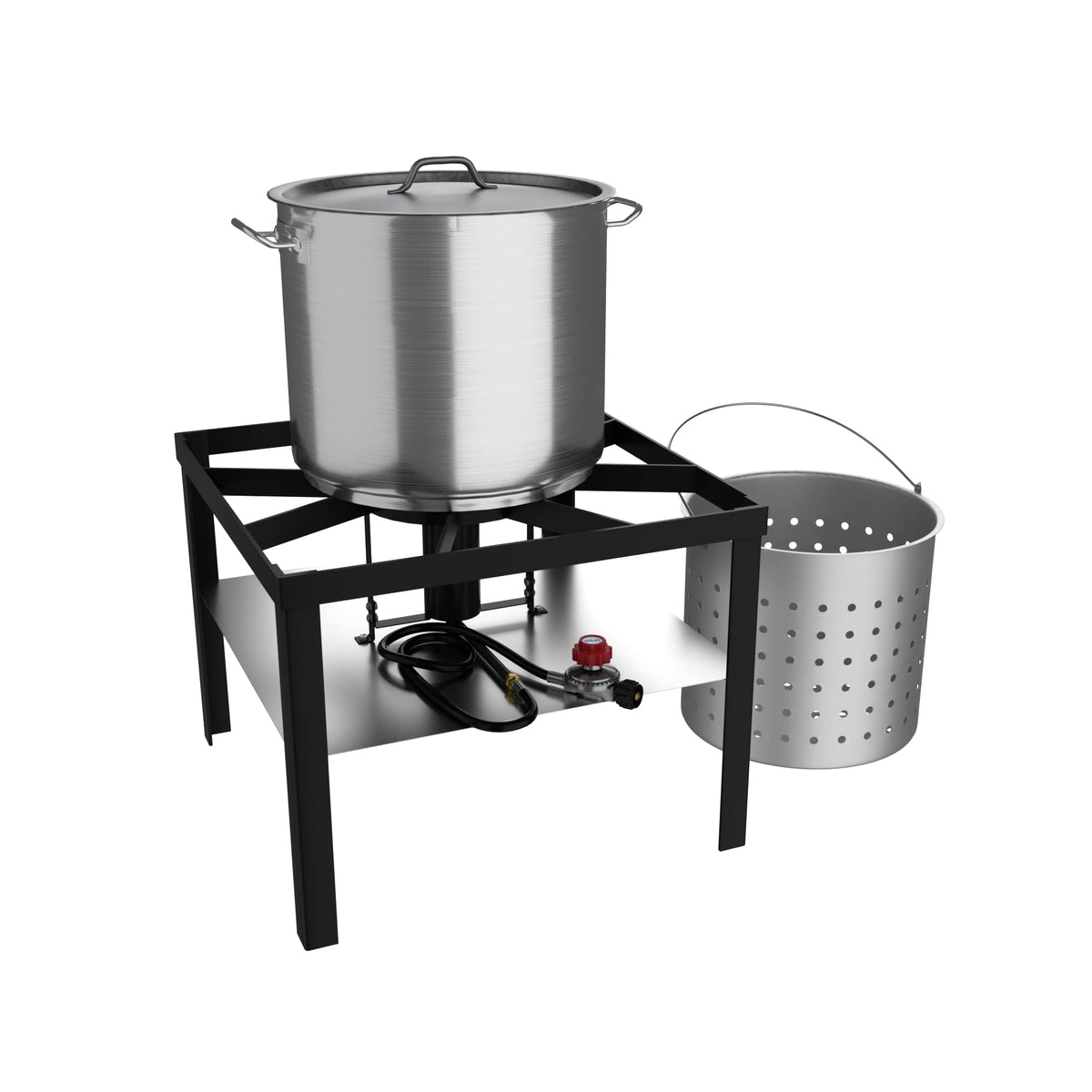 60 Qt. Aluminum Outdoor Seafood Boiler/Steamer Kit C55772