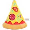 Squeaky Pizza Plush Dog Chew Toy 1 Pack I499
