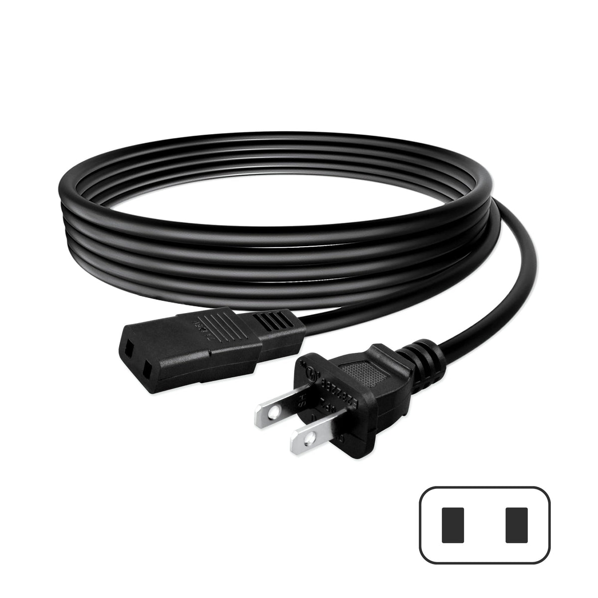 AC Power Cord Charging Cable 110V - 240V Household Cord E276