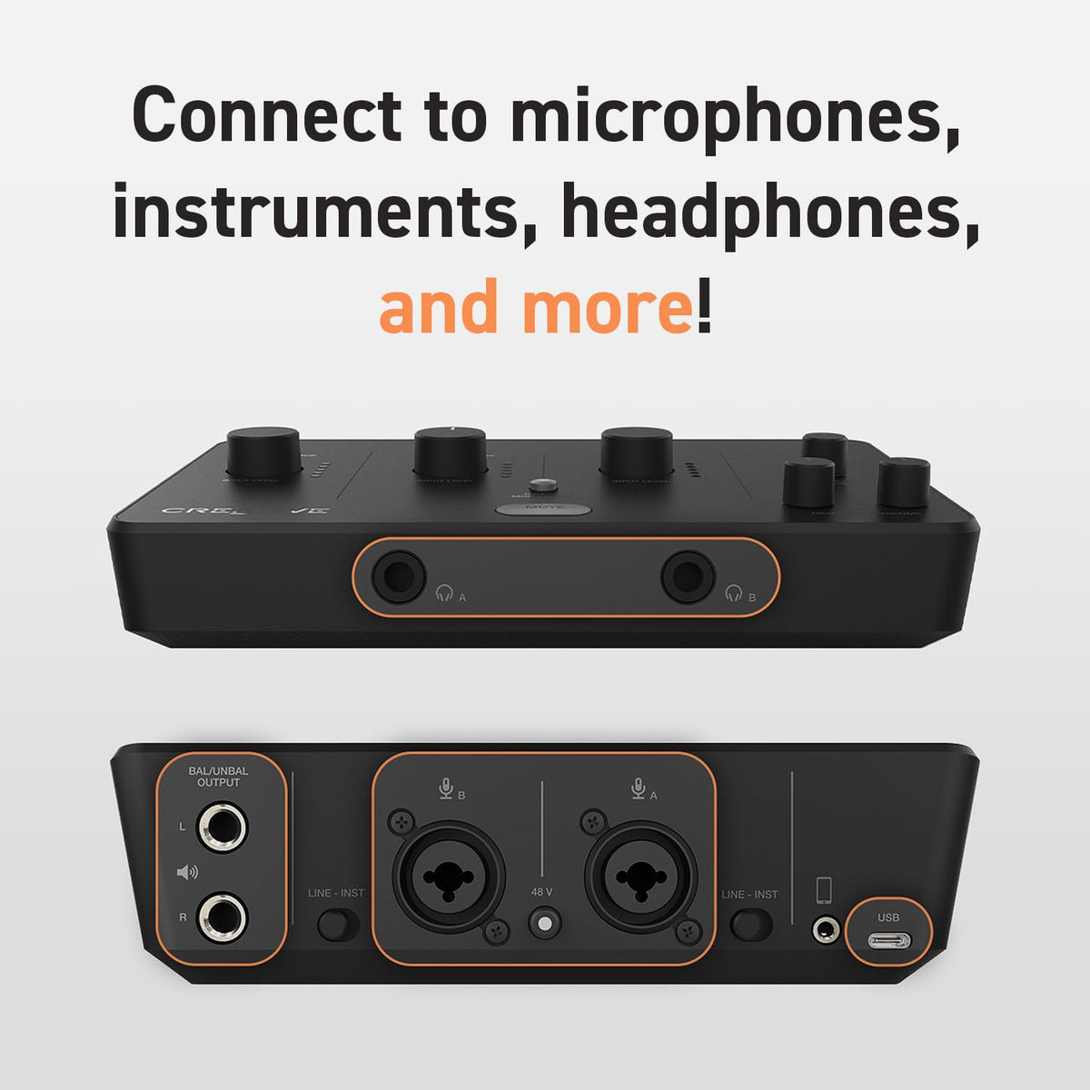 USB Audio Interface with Direct Monitoring Y324