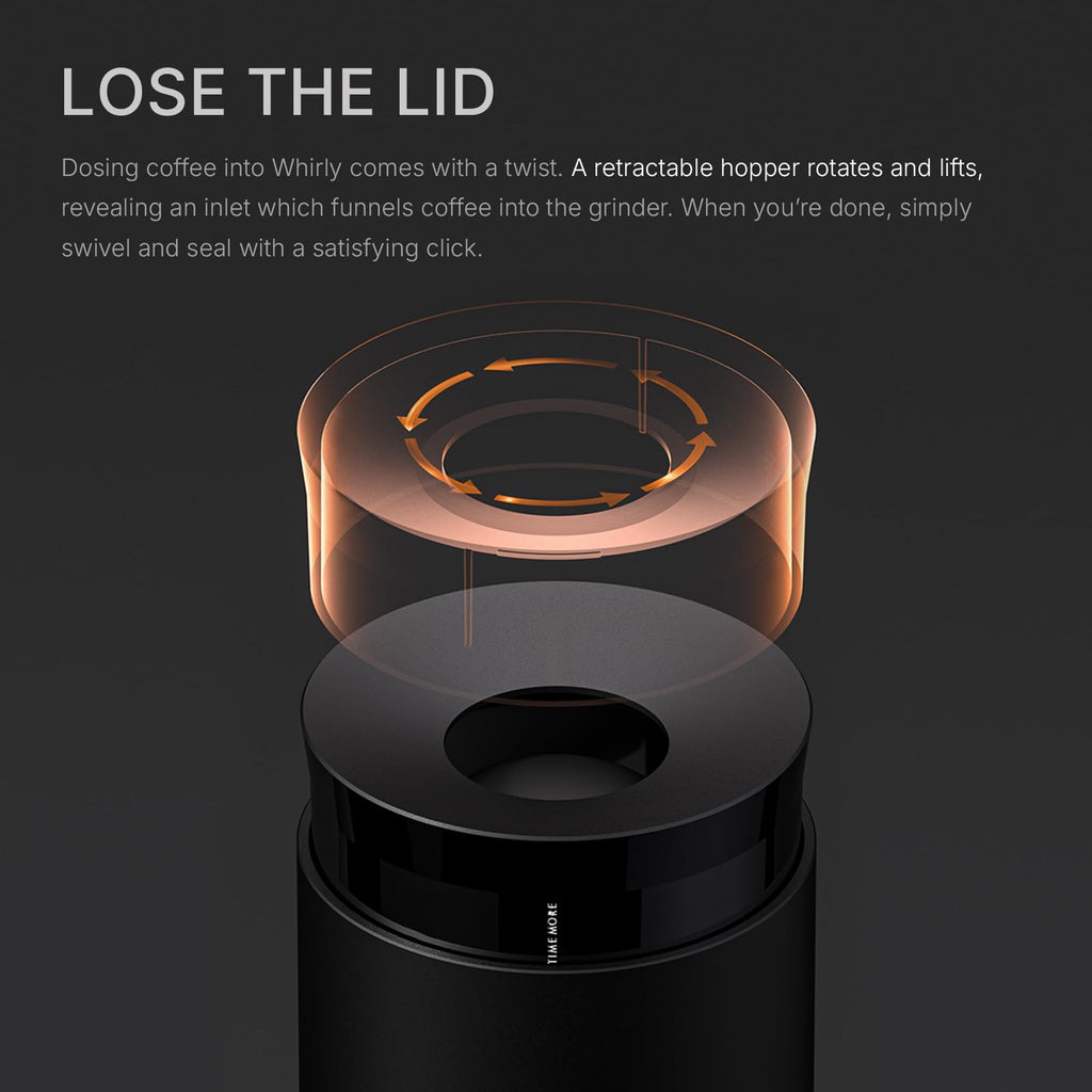 Portable Electric Burr Coffee Grinder with 30 Settings X326286