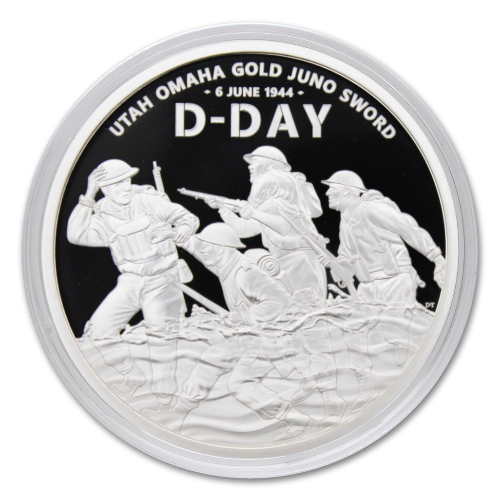 1 oz Silver D-Day 80th Anniversary Coin E834058