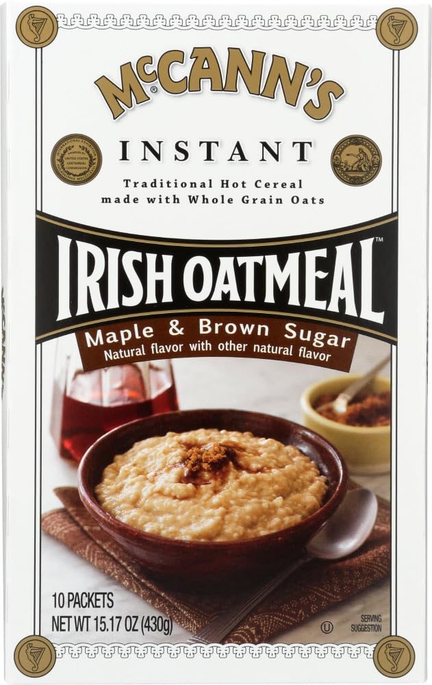 Instant Irish Oatmeal Maple Brown Sugar 10 ct 3 pk O72732