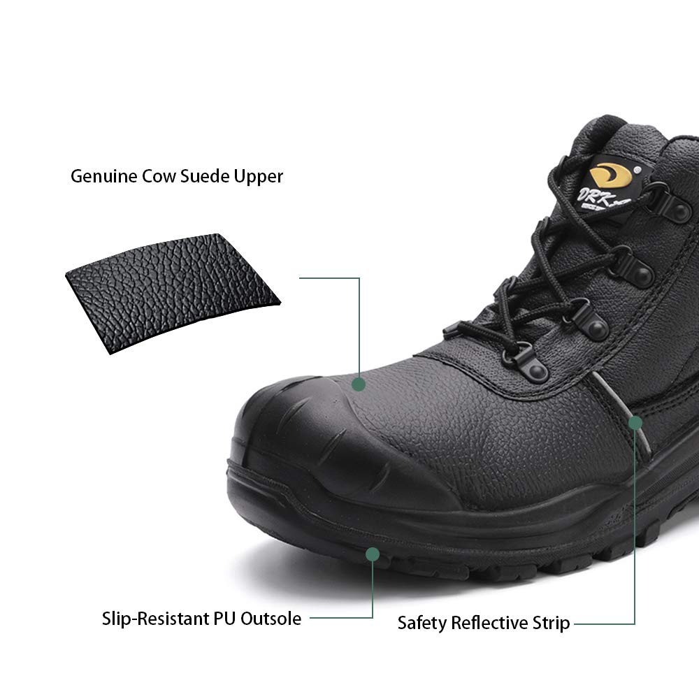 Water Resistant Steel Toe Work Boots X8023