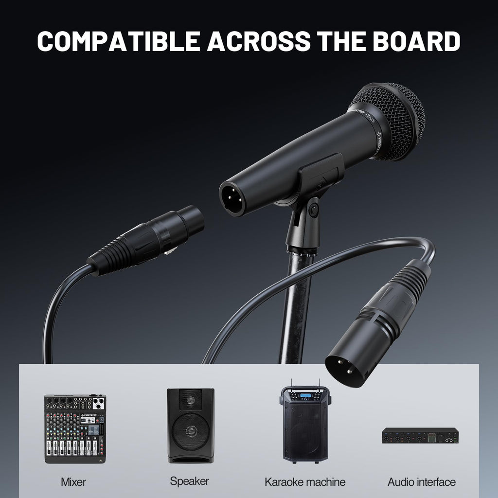 Cardioid Dynamic Wired XLR Microphone F40935