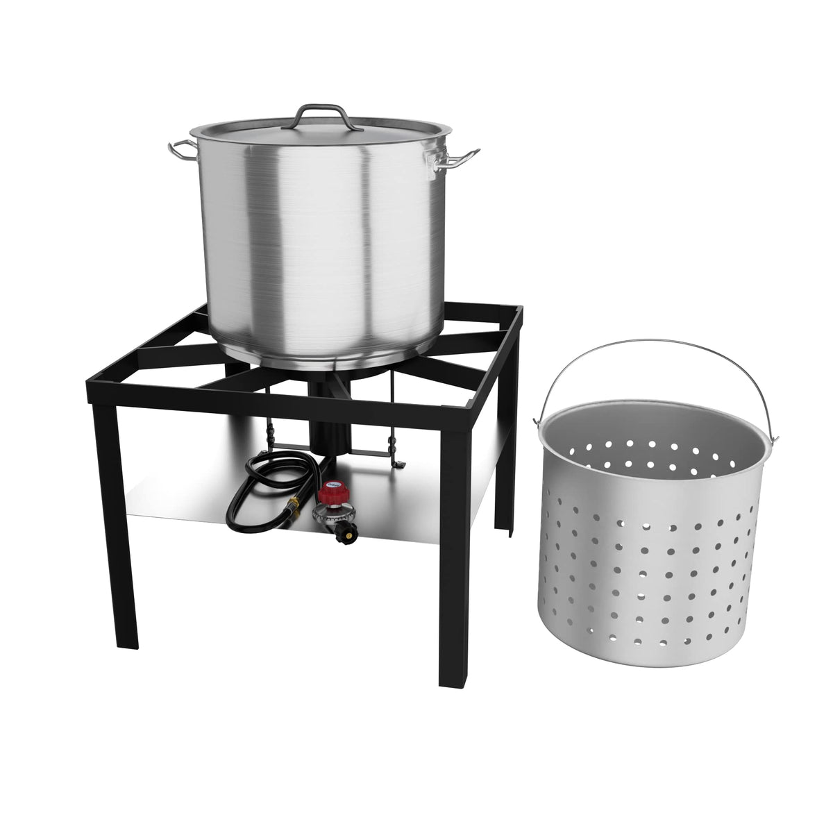 60 Qt. Aluminum Outdoor Seafood Boiler/Steamer Kit C55772