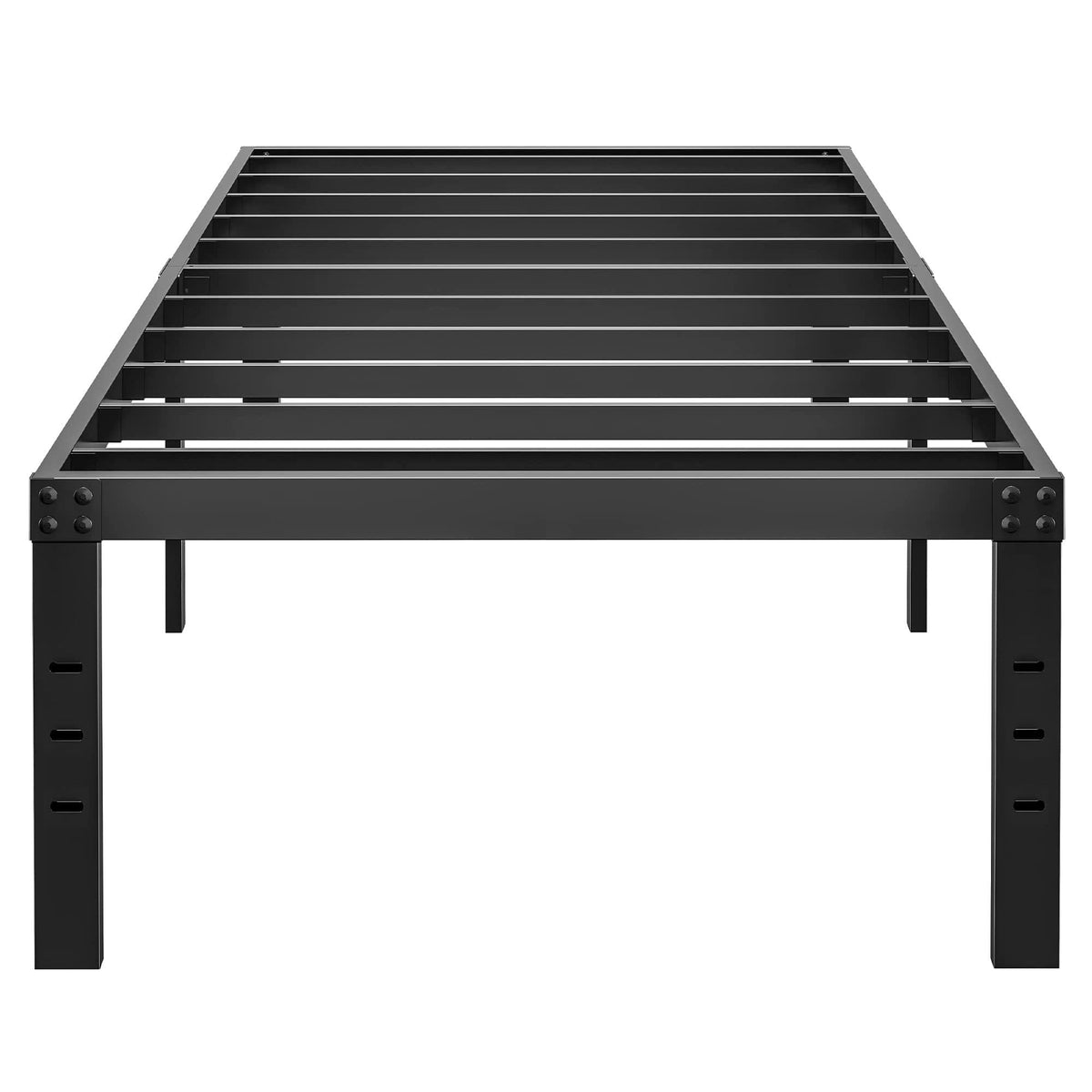 18 Inch Metal Twin Bed Frame Heavy Duty Noise Free E966