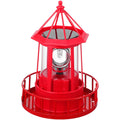 Rotating Metal Solar Lighthouse E6132