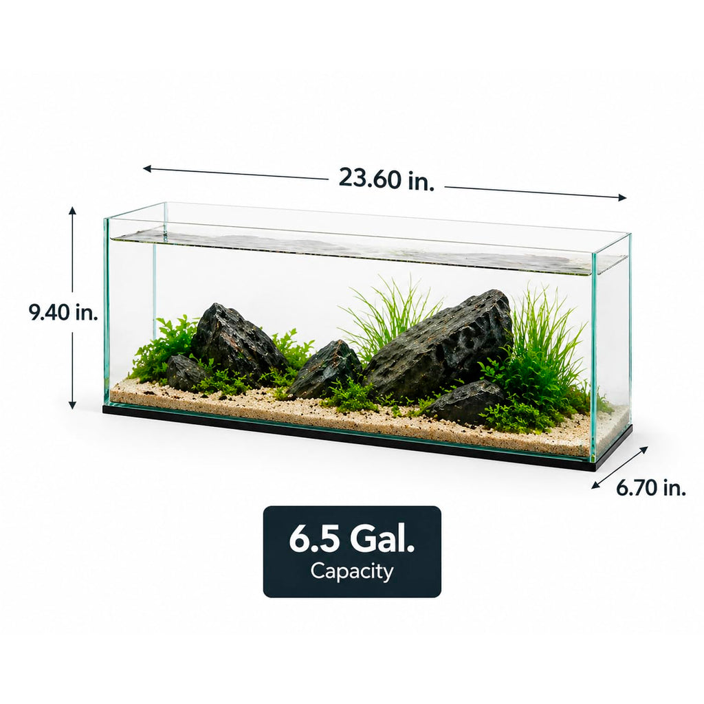 High Clarity 6.5 Gallon Glass Aquarium H44528
