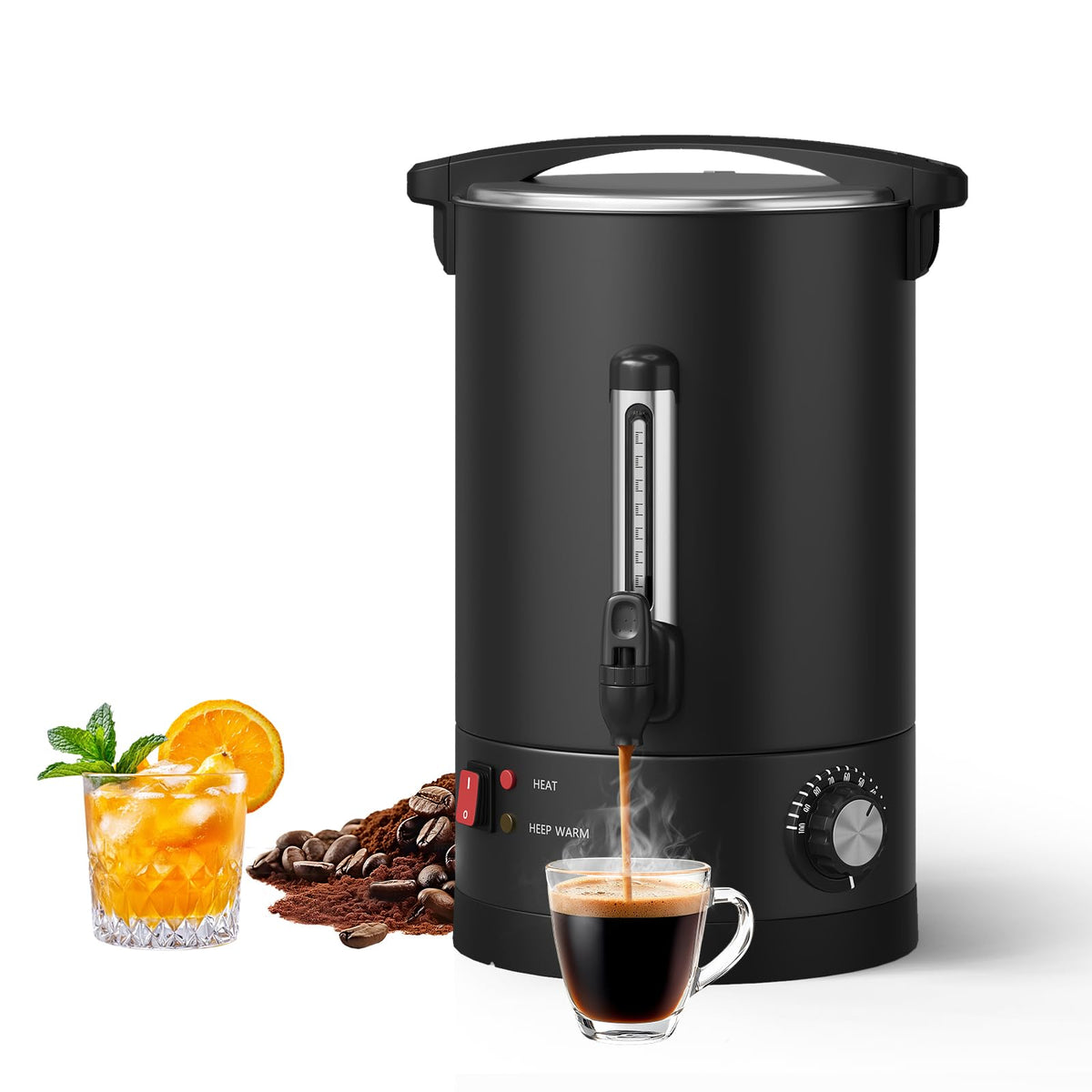 12 L Double Wall Stainless Steel Coffee Urn R4656
