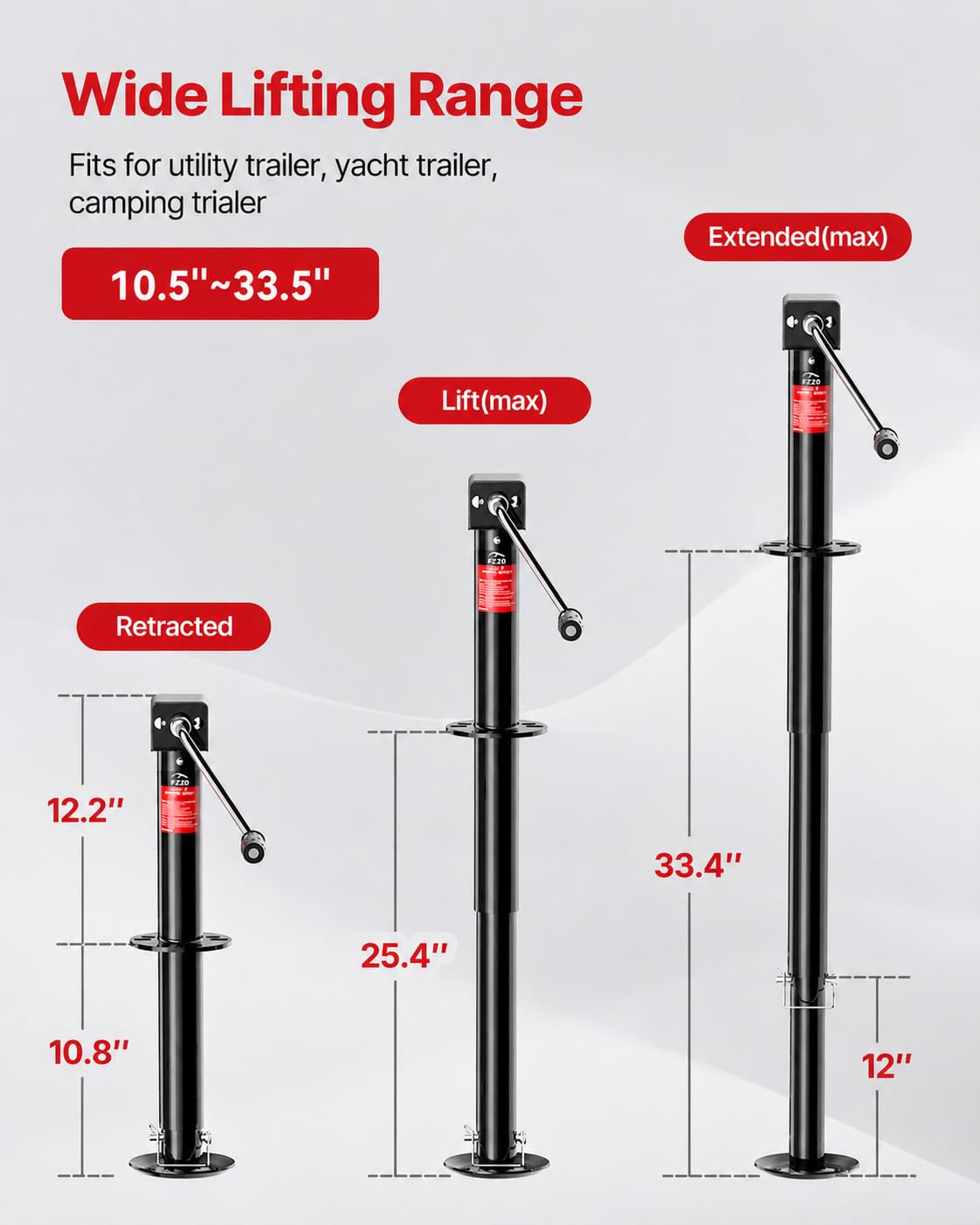 5000 lbs A-Frame Trailer Jack Y8957