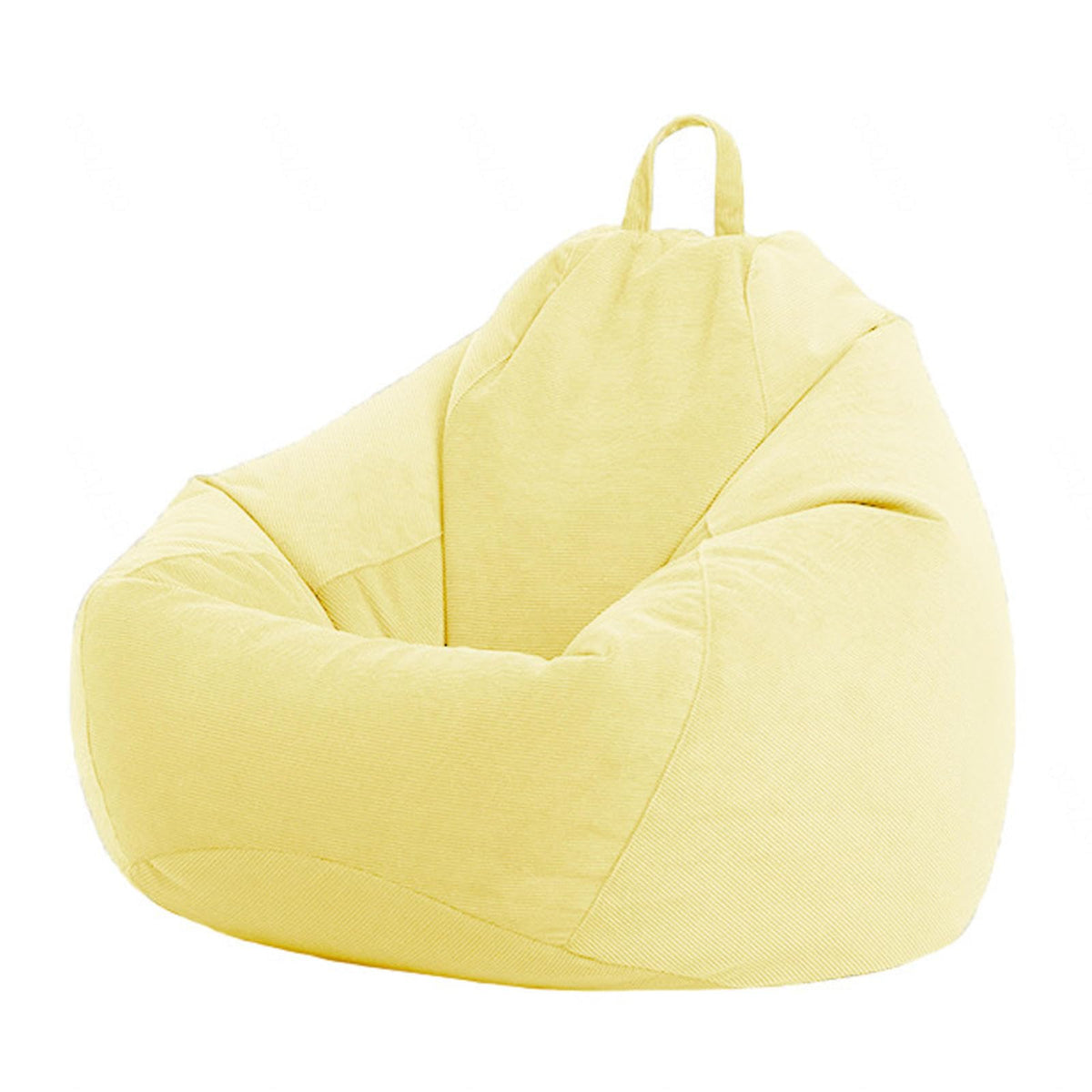 Yellow Linen Bean Bag Chair Cover 60X75cm M545288