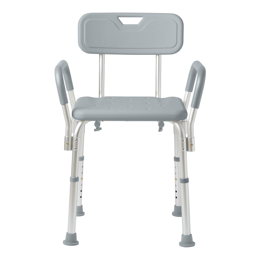 Shower Chair with Backrest and Padded Armrests C982536