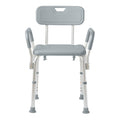 Shower Chair with Backrest and Padded Armrests C982536