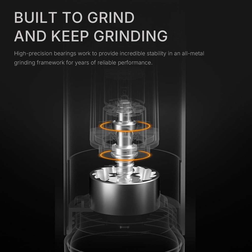 Portable Electric Burr Coffee Grinder with 30 Settings X326286