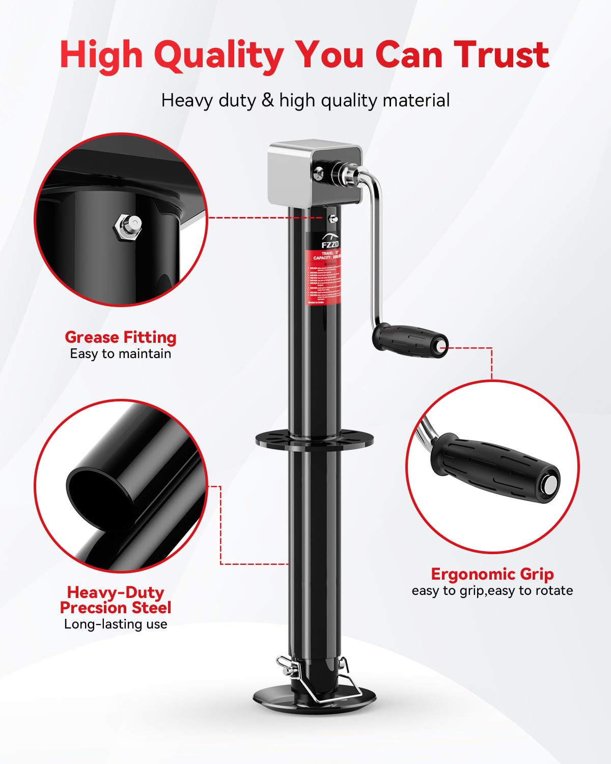 5000 lbs A-Frame Trailer Jack Y8957