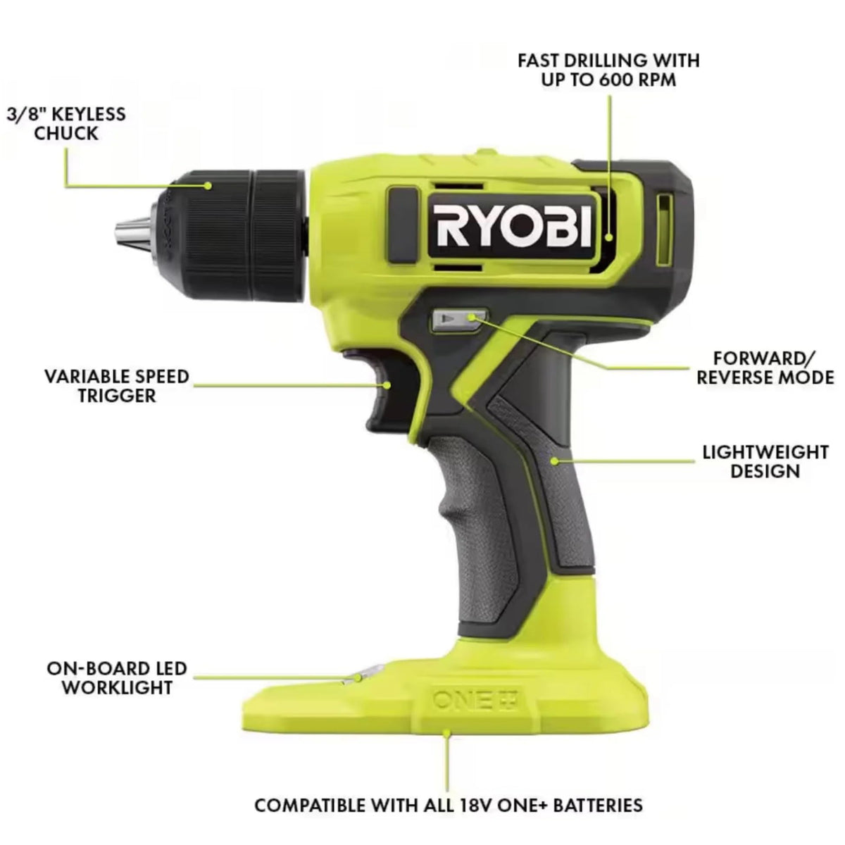 18V Drill/Driver Kit with Battery and Charger P817097