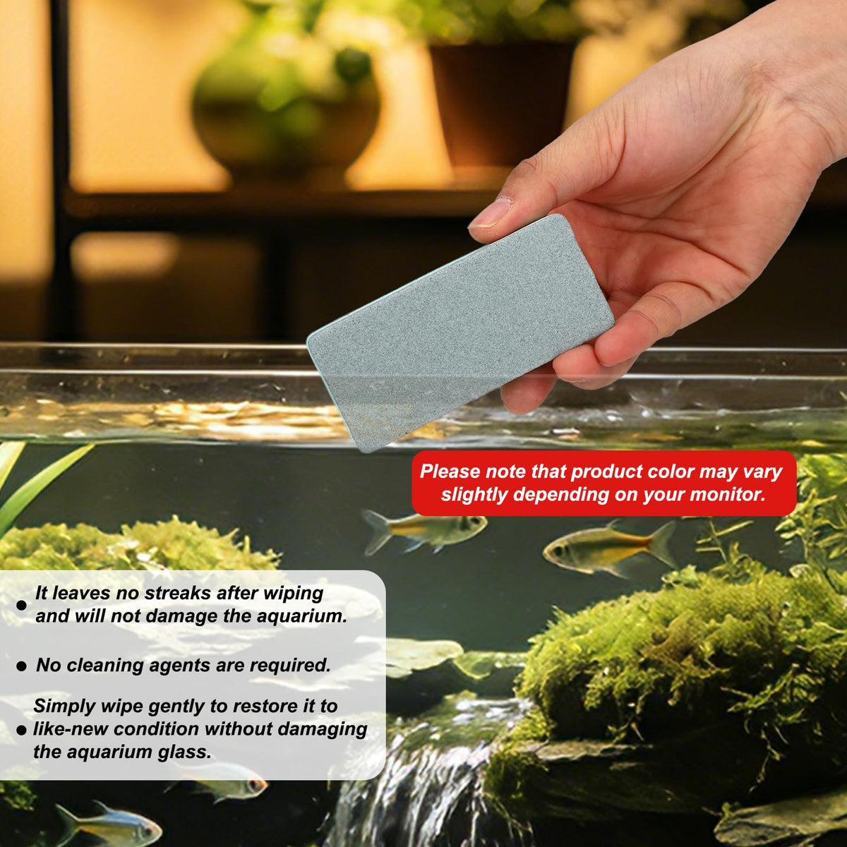 Aquarium Cleaning Tools Kit with Sponge Scrubbers and Brushes P8572