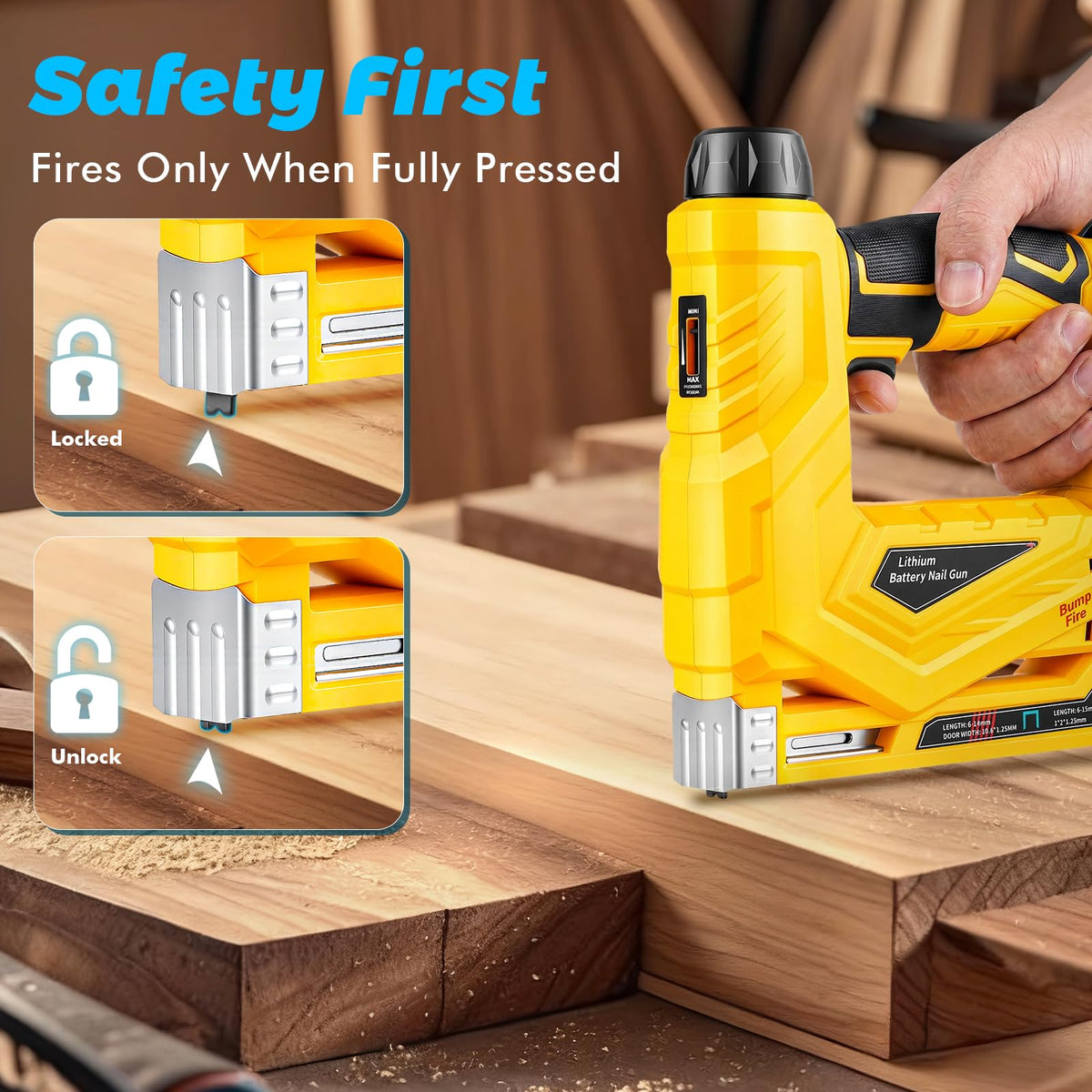 18 Gauge Cordless Brad Nailer and Narrow Crown Stapler W191