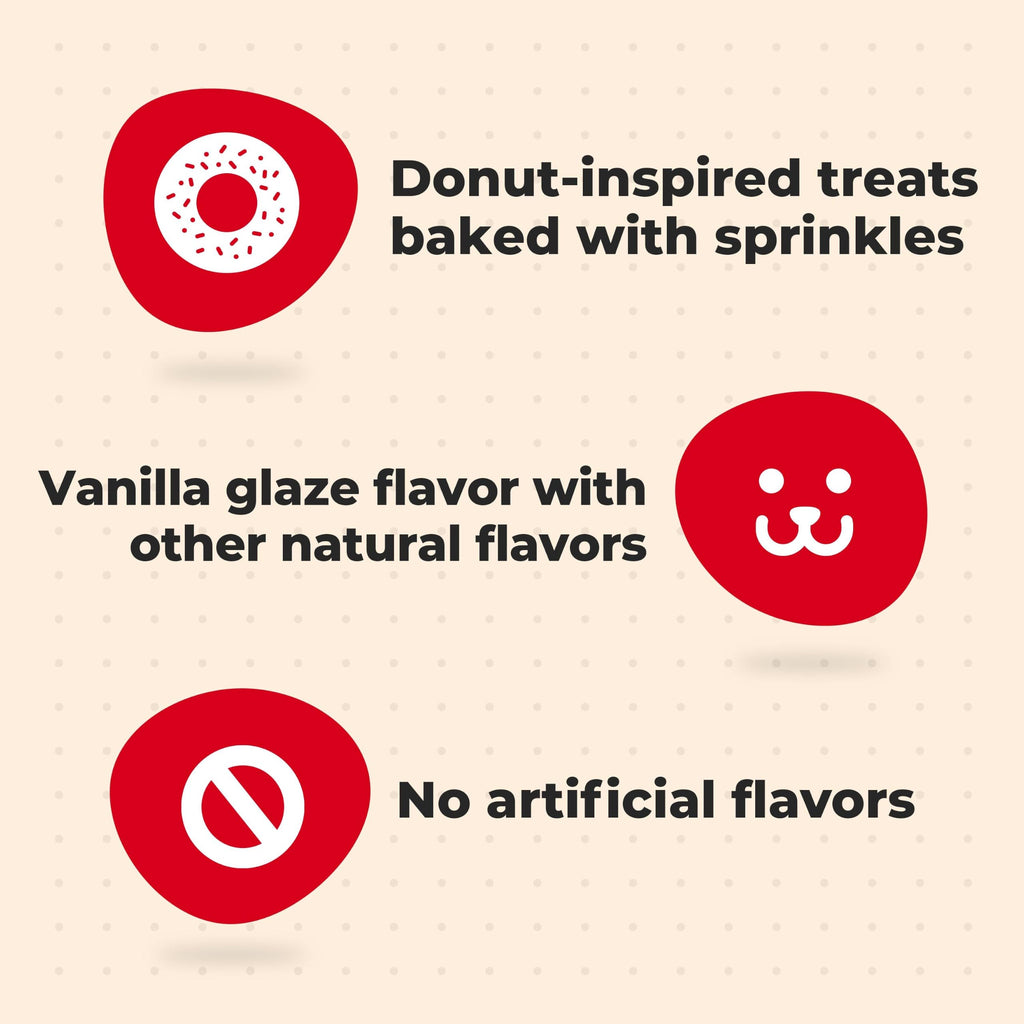 Vanilla Glaze Flavor Dog Biscuits, 8 Oz. K733