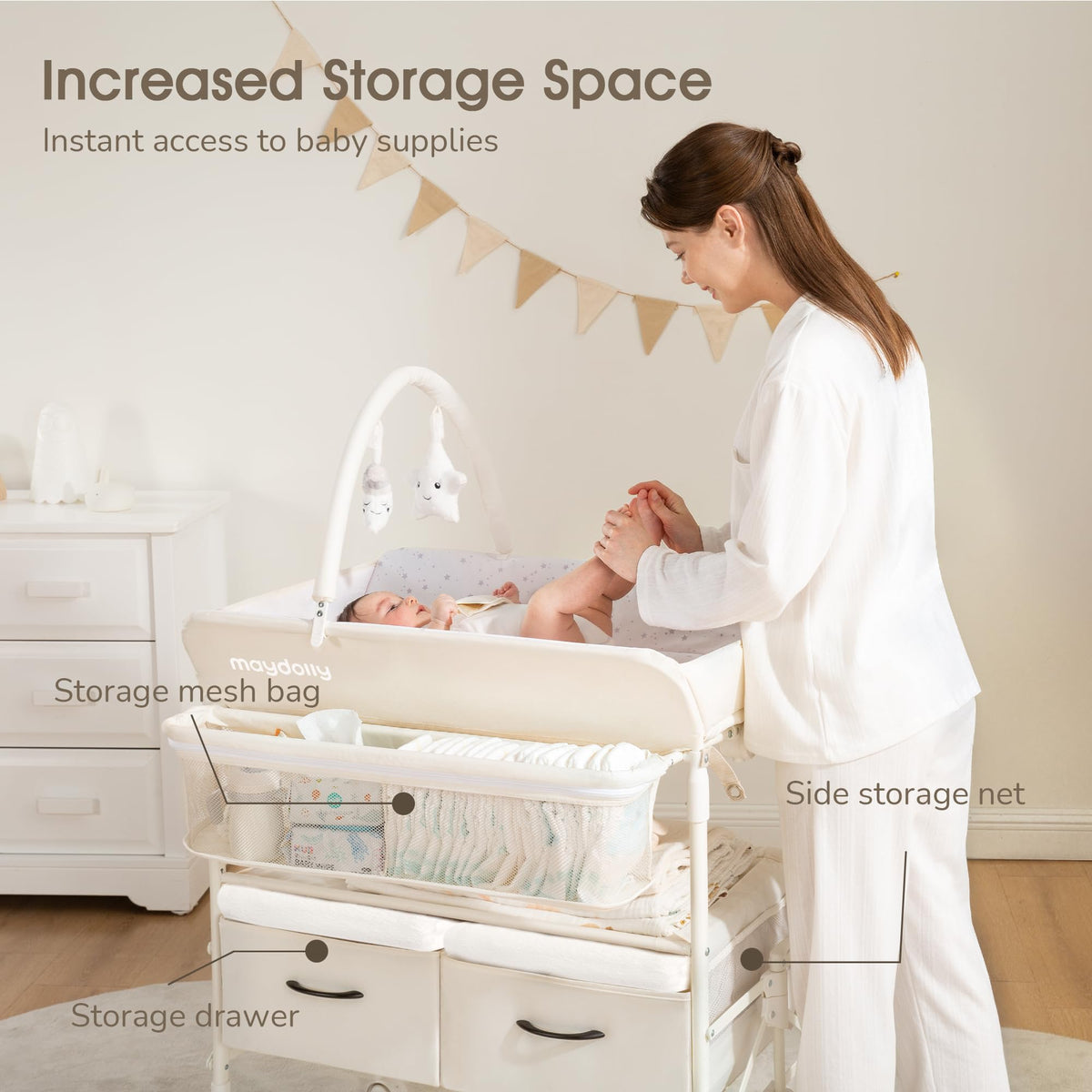 Portable Foldable Waterproof Baby Changing Table P34607
