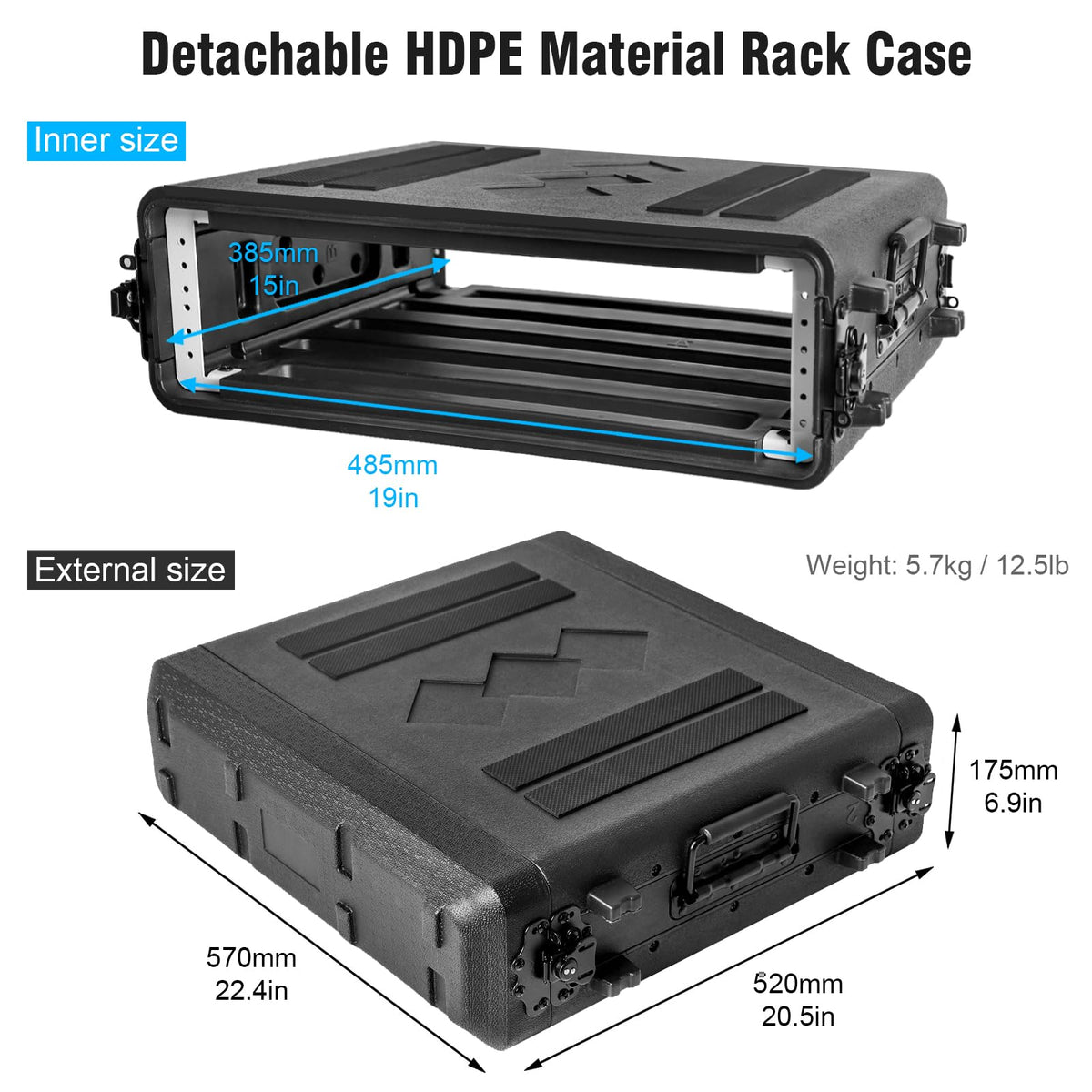 2U Rack Case 16" Depth Y608328