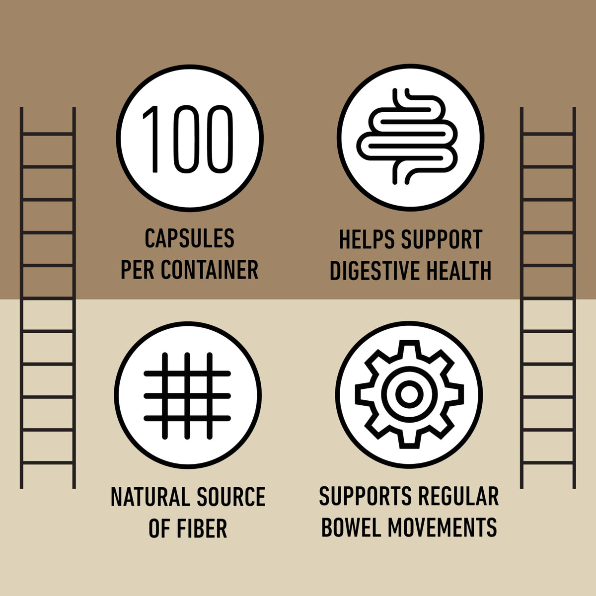 Organic Psyllium Husk Capsules 660mg 500ct S3248
