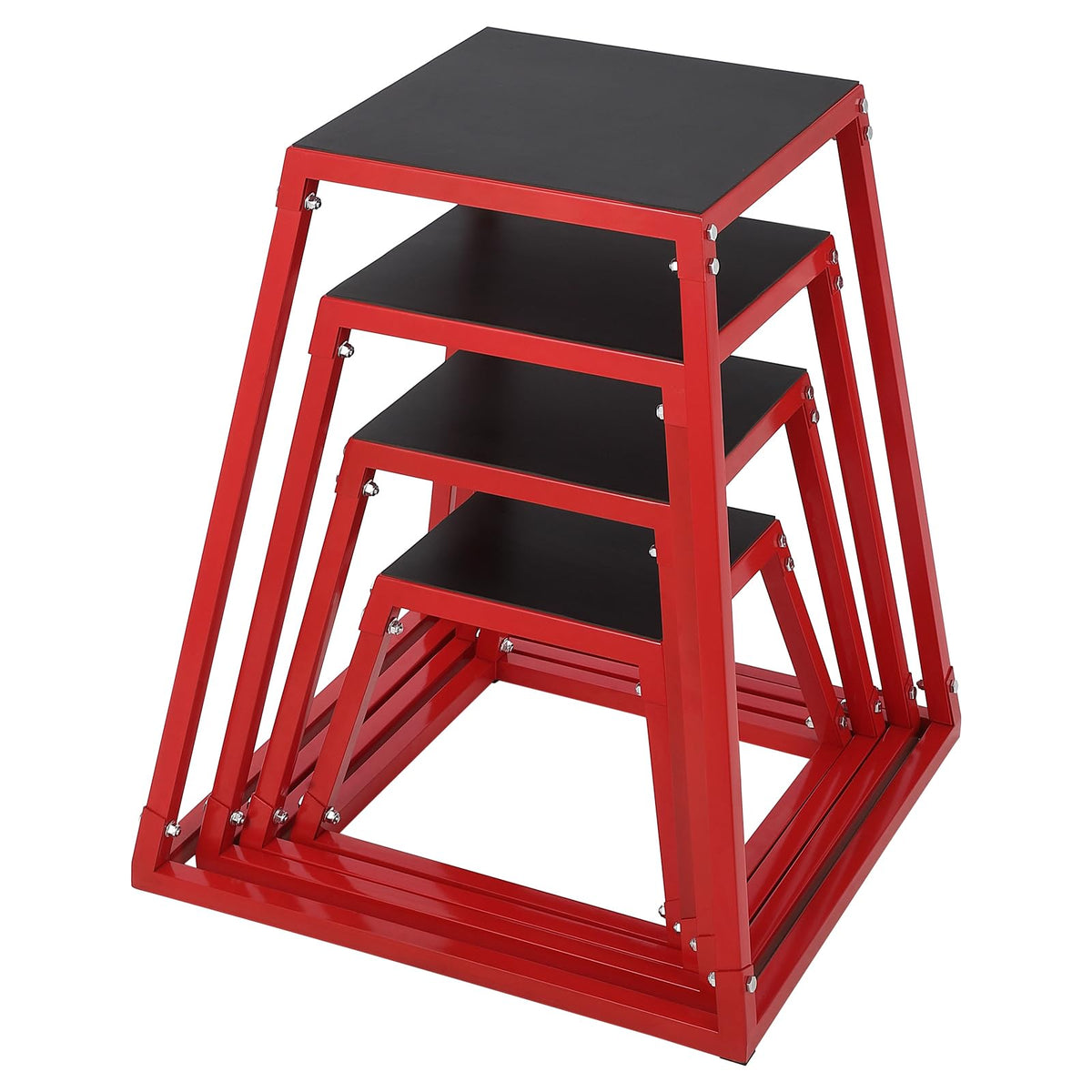 Adjustable Steel Plyometric Jump Box Set I213