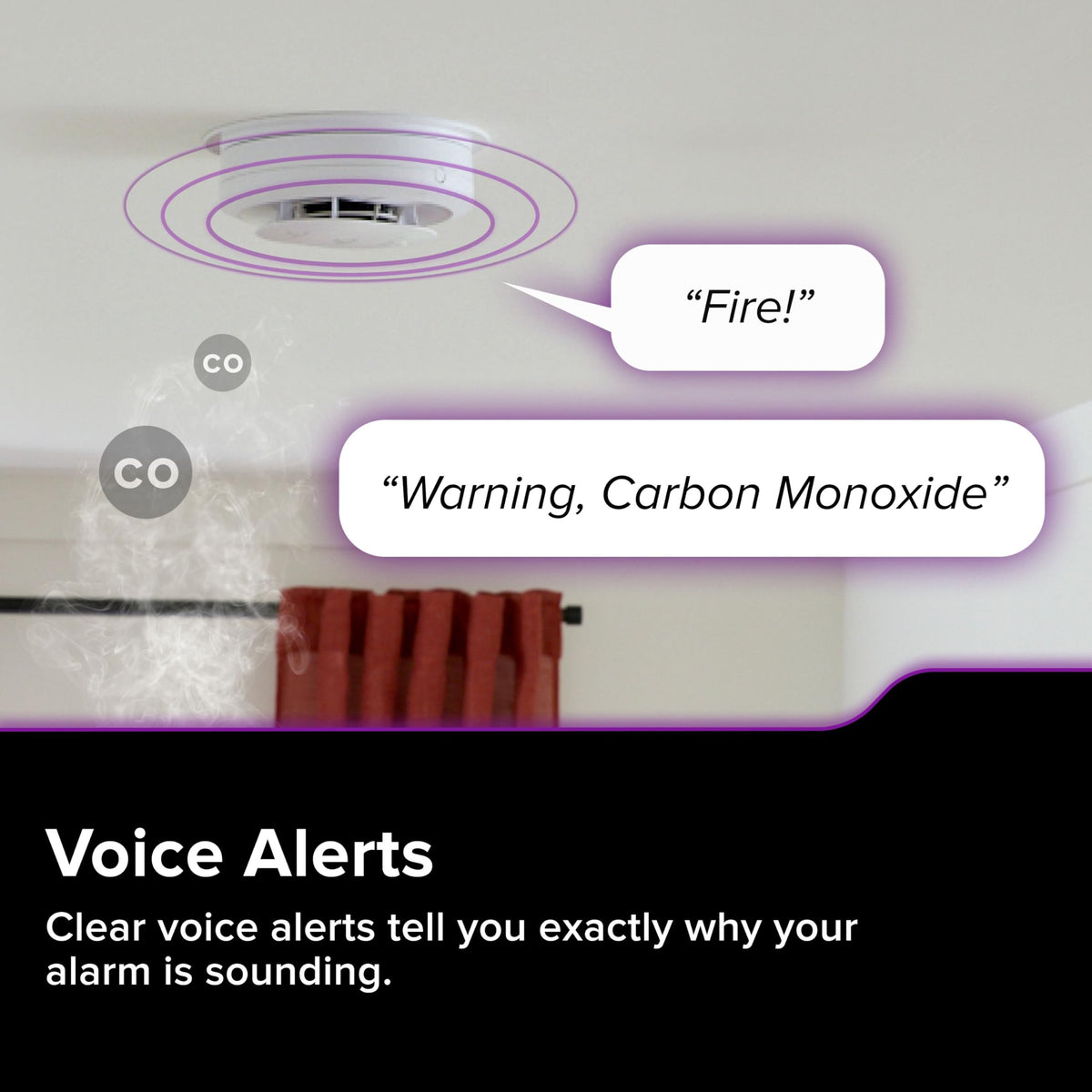 Hardwired Smoke and Carbon Monoxide Detector Q287