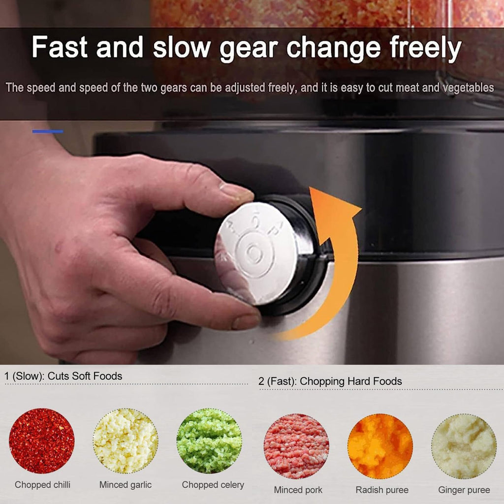 4 in 1 Electric Vegetable Dicer with Dicing Molds K2502