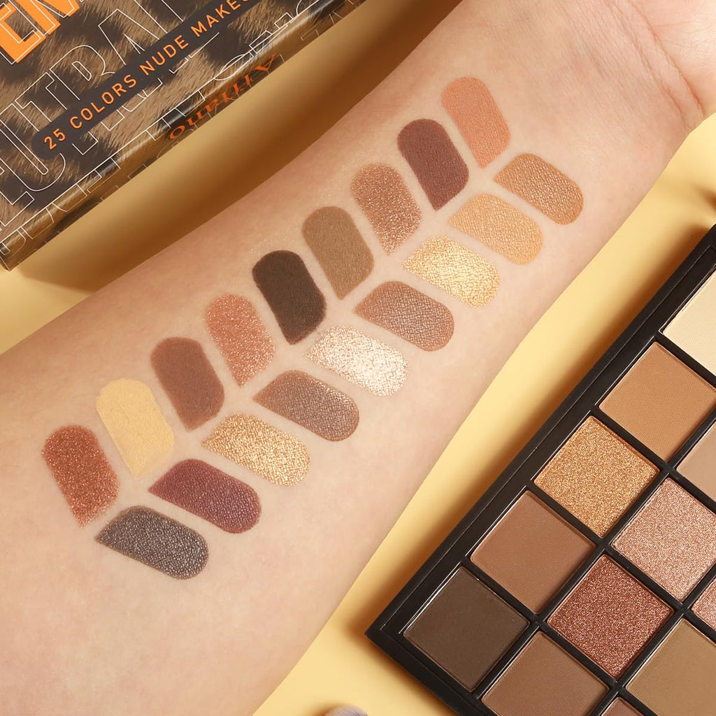 Nude Neutral Matte Shimmer 25 Shades Eyeshadow Palette Q653