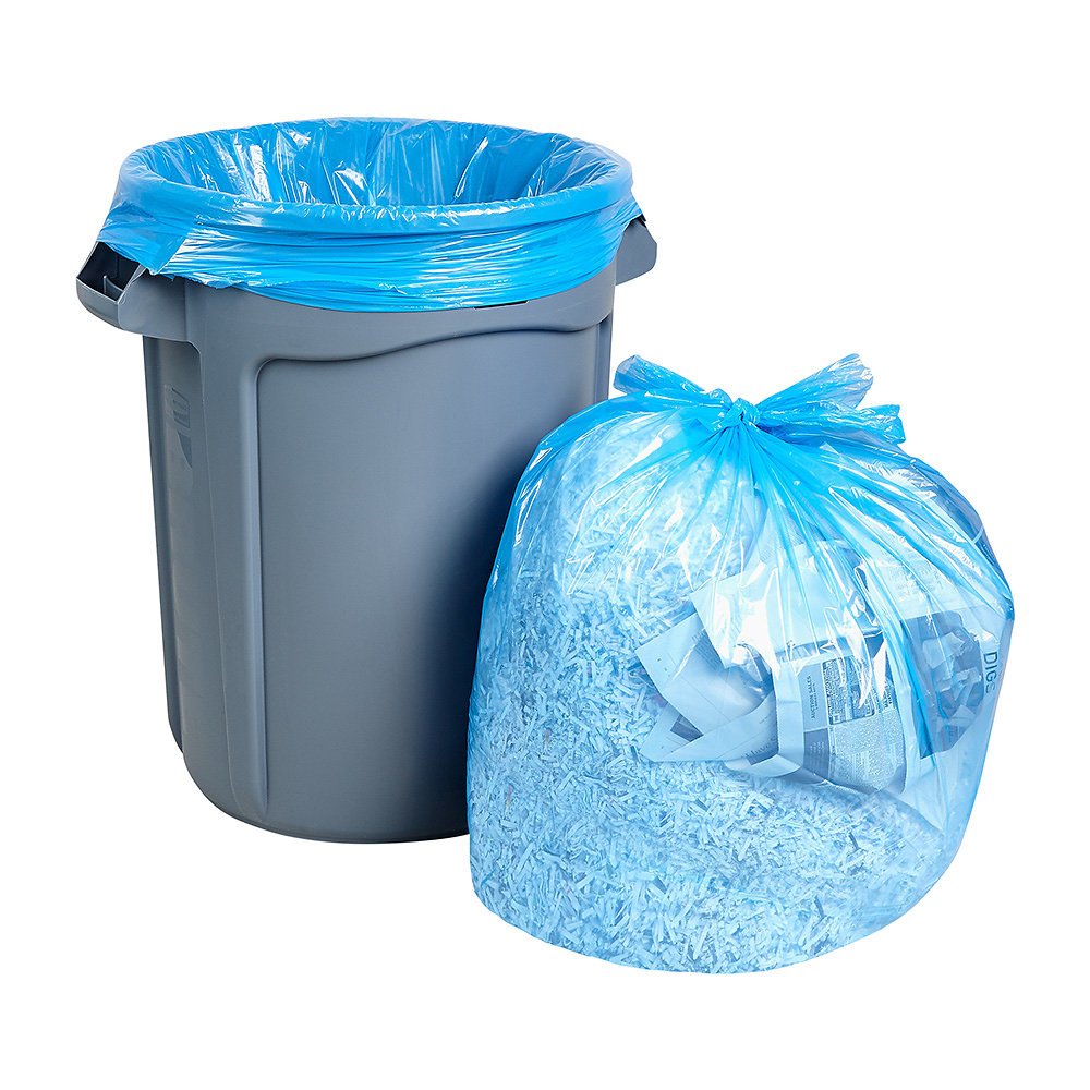 Blue Heavy Duty 33 Gallon Trash Bags 100 Count Z8742