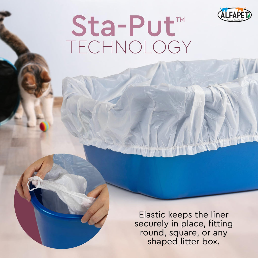 Cat Litter Box Disposable Elastic Liners 48 Count T5803