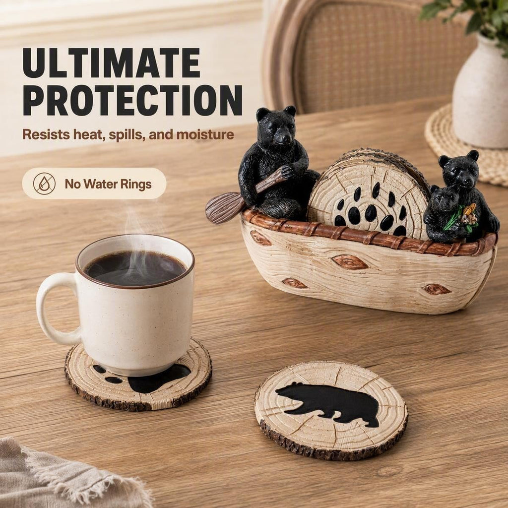 6 Pcs Coasters Set A241